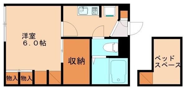 若松駅 徒歩10分 2階の物件間取画像